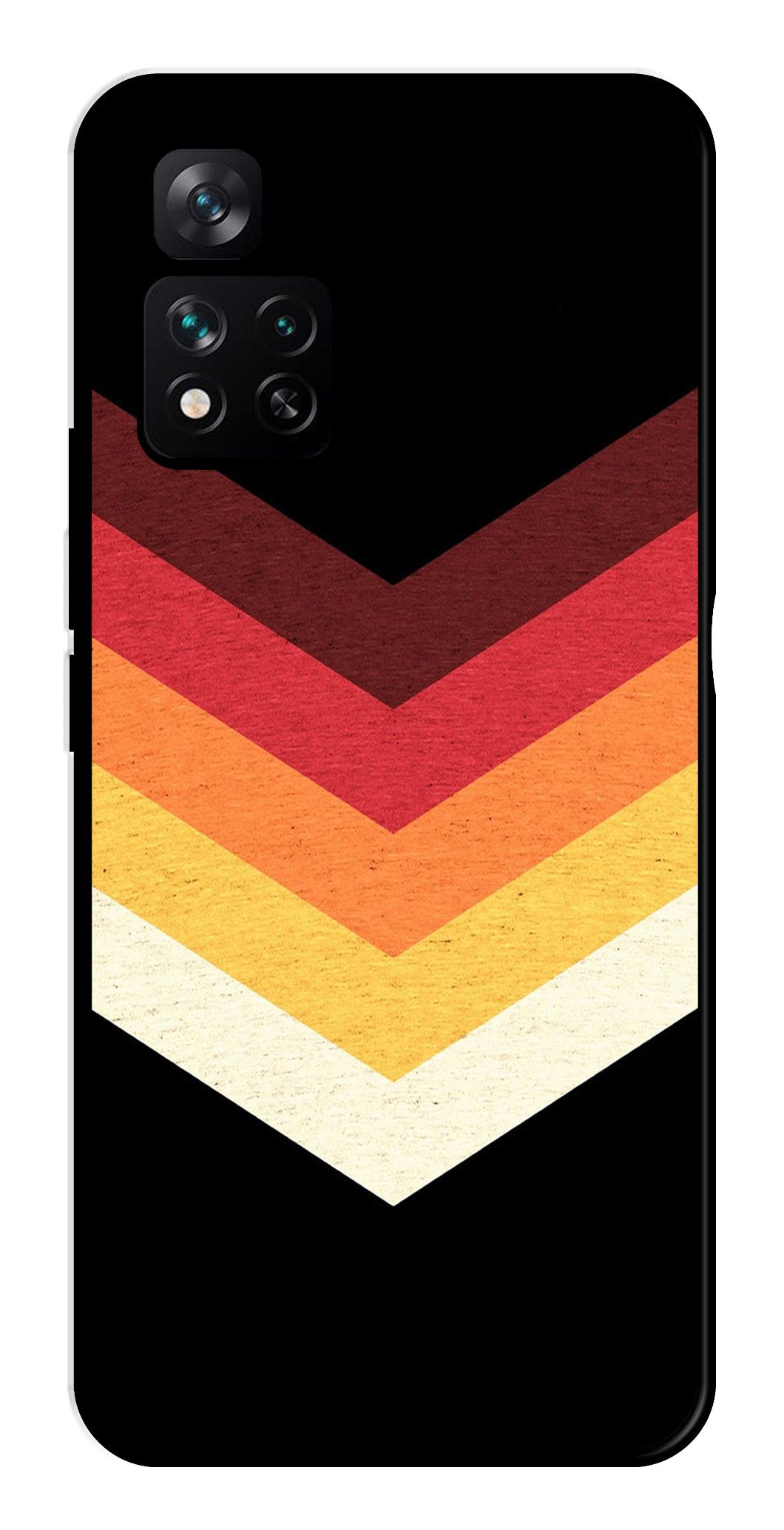 MultiColor Arrow Metal Mobile Case for Xiaomi 11i 5G   (Design No -04)