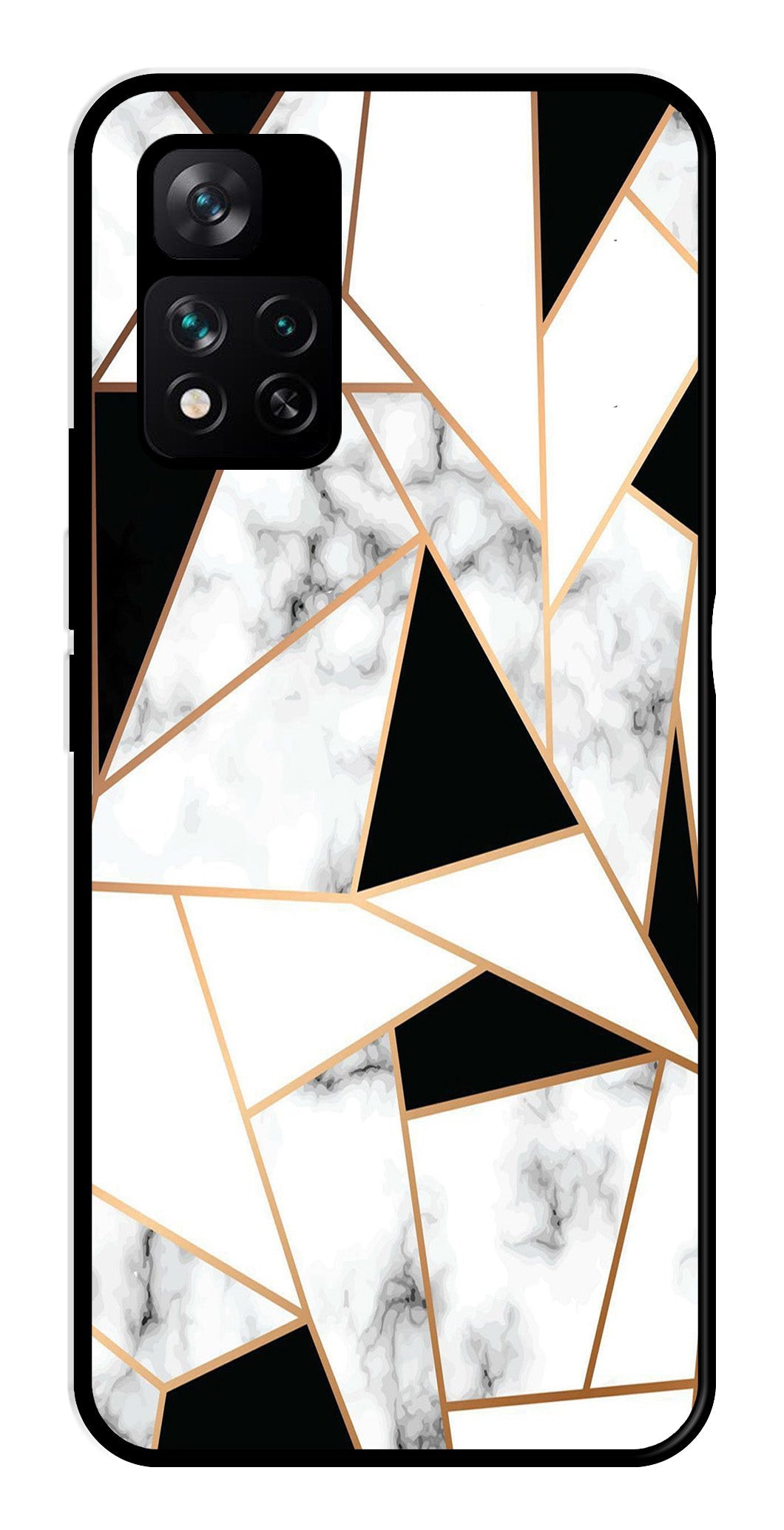 Marble Design2 Metal Mobile Case for Xiaomi 11i 5G   (Design No -08)