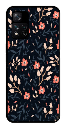 Floral Pattern Metal Mobile Case for Xiaomi 11i 5G