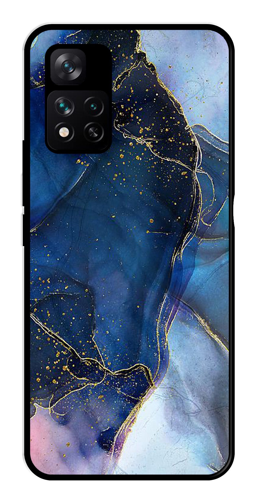 Blue Marble Metal Mobile Case for Xiaomi 11i 5G   (Design No -34)