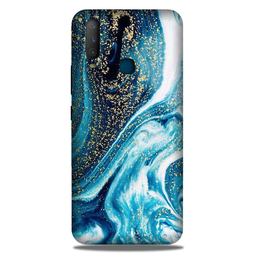 Marble Texture Mobile Back Case for Vivo Y17 (Design - 308)