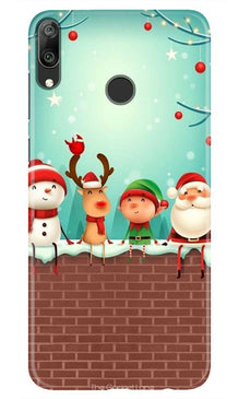 Santa Claus Mobile Back Case for Honor 8C (Design - 334)