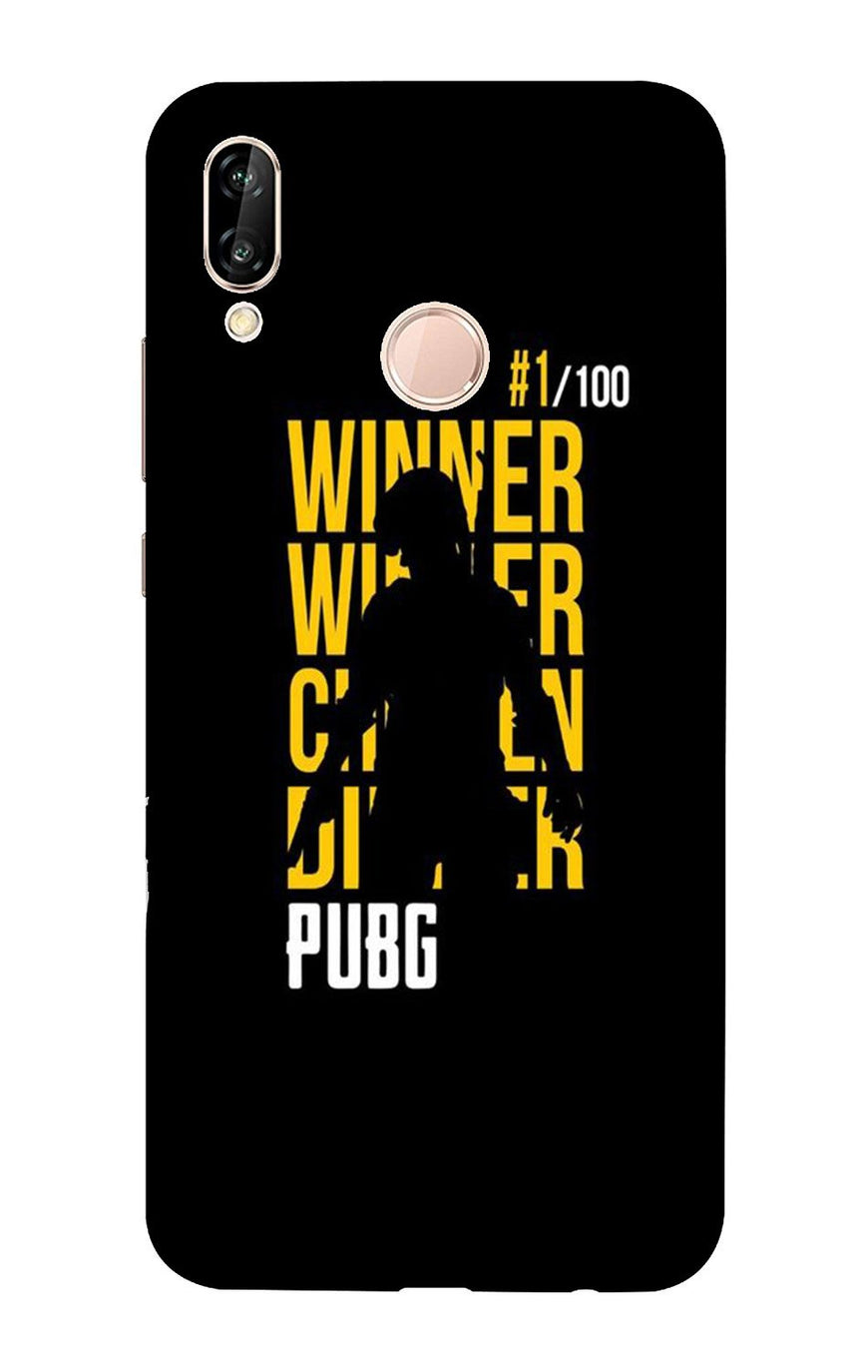 Pubg Winner Winner Case for Huawei Nova 3i  (Design - 177)