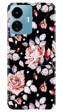 Pink rose Mobile Back Case for iQOO Z6 Lite 5G (Design - 12)