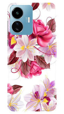 Beautiful flowers Mobile Back Case for iQOO Z6 Lite 5G (Design - 23)