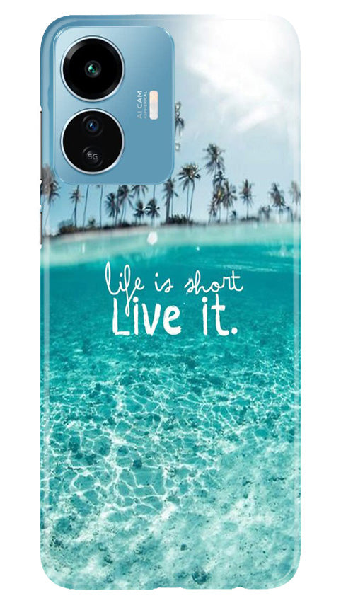 Life is short live it Case for iQOO Z6 Lite 5G