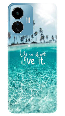 Life is short live it Mobile Back Case for iQOO Z6 Lite 5G (Design - 45)