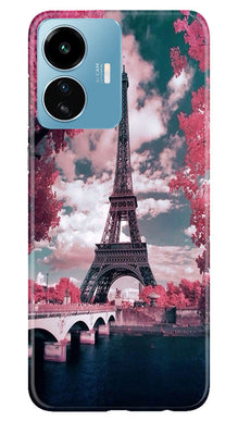Eiffel Tower Mobile Back Case for iQOO Z6 Lite 5G  (Design - 101)