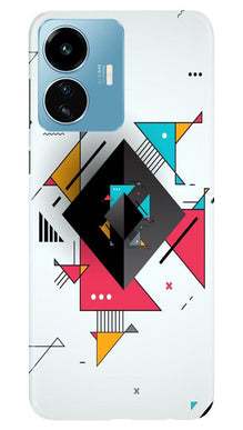 Diffrent Four Color Pattern Mobile Back Case for iQOO Z6 Lite 5G (Design - 244)