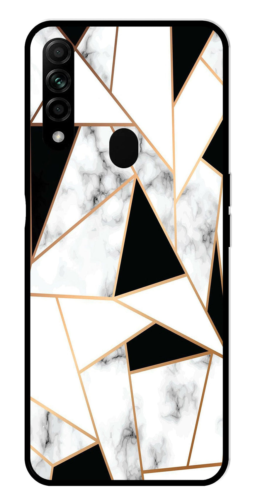 Marble Design2 Metal Mobile Case for Oppo A31   (Design No -08)