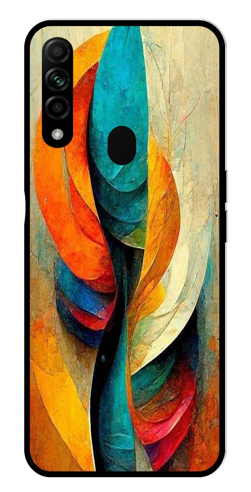 Modern Art Metal Mobile Case for Oppo A31   (Design No -11)