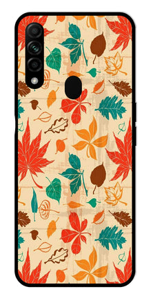 Leafs Design Metal Mobile Case for Oppo A31