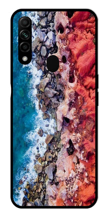 Sea Shore Metal Mobile Case for Oppo A31