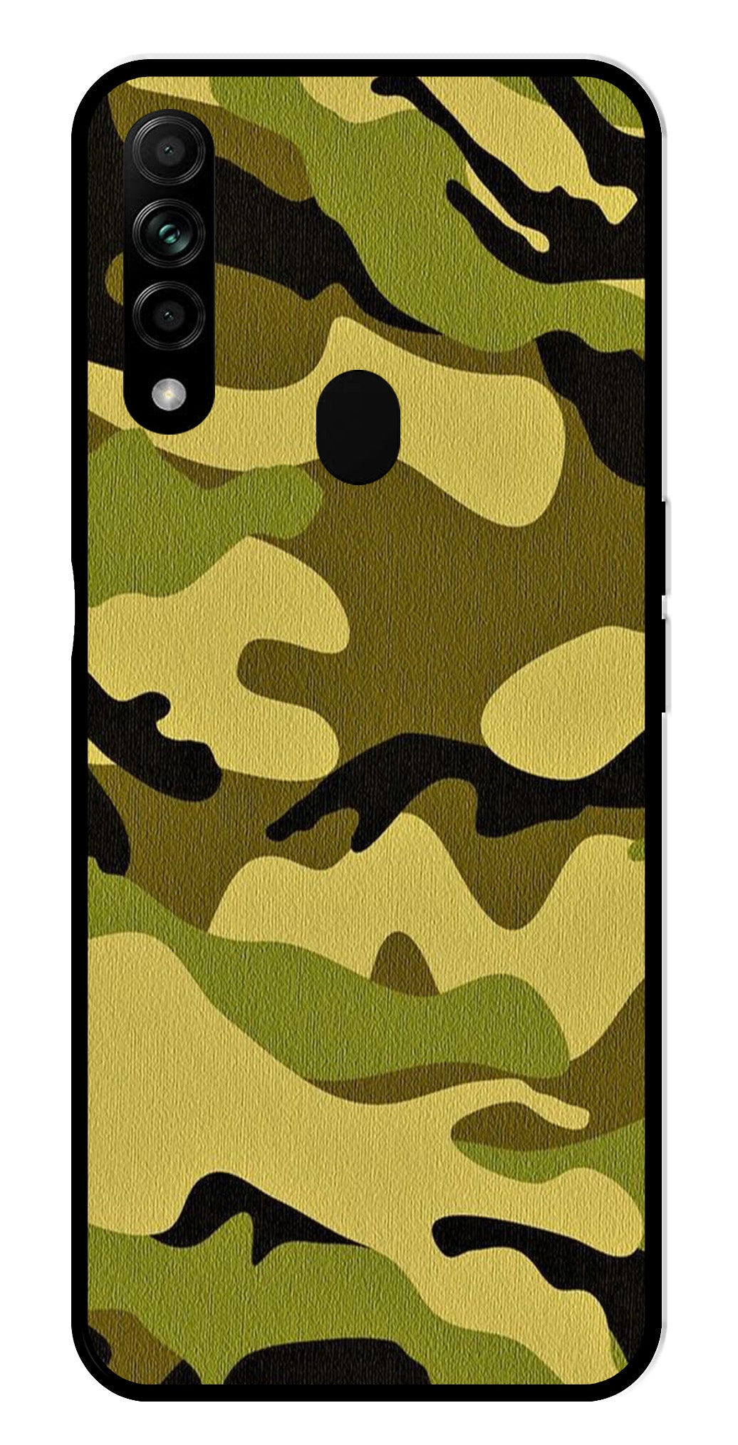 Army Pattern Metal Mobile Case for Oppo A31   (Design No -35)