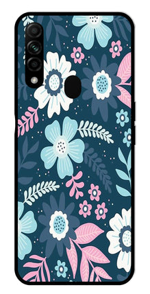 Flower Leaves Design Metal Mobile Case for Oppo A31