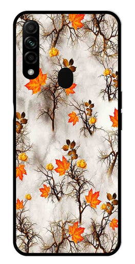 Autumn leaves Metal Mobile Case for Oppo A31   (Design No -55)