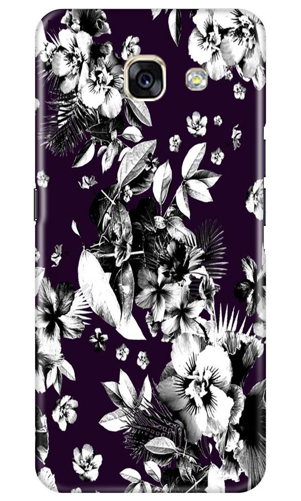 white flowers Case for Samsung A5 2017