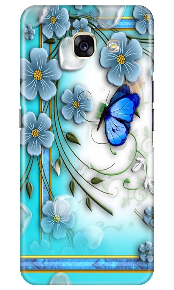 Blue Butterfly Case for Samsung A5 2017