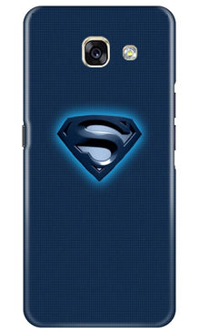 Superman Superhero Mobile Back Case for Samsung A5 2017  (Design - 117)