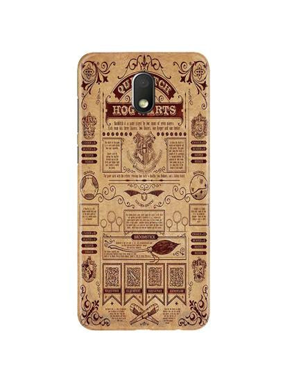 Hogwarts Mobile Back Case for Moto G4 Play (Design - 304)