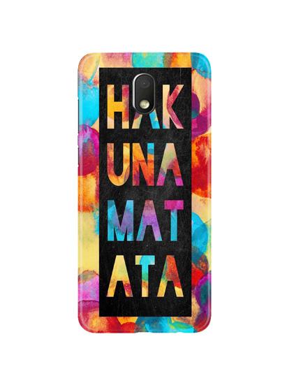 Hakuna Matata Mobile Back Case for Moto G4 Play (Design - 323)