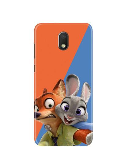 Cartoon Mobile Back Case for Moto G4 Play (Design - 346)