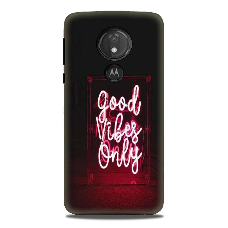 Good Vibes Only Mobile Back Case for G7power (Design - 354)