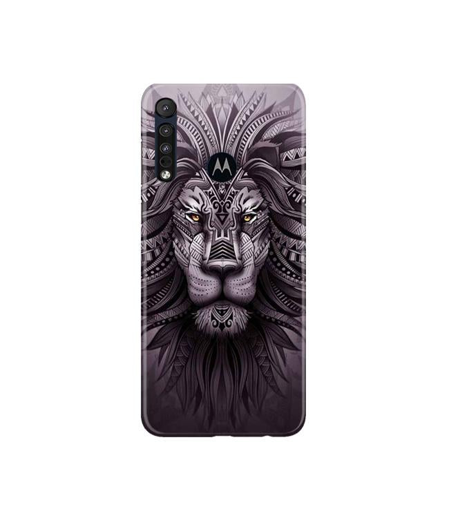 Lion Mobile Back Case for Moto G8 Plus (Design - 315)