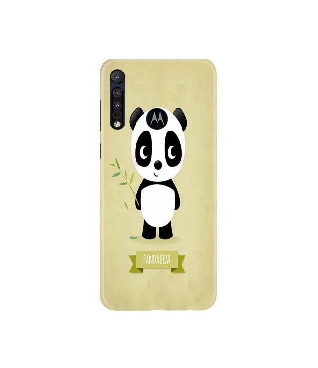 Panda Bear Mobile Back Case for Moto G8 Plus (Design - 317)