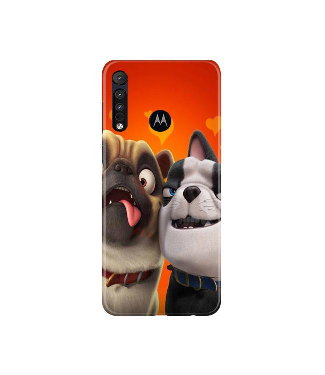 Dog Puppy Mobile Back Case for Moto G8 Plus (Design - 350)