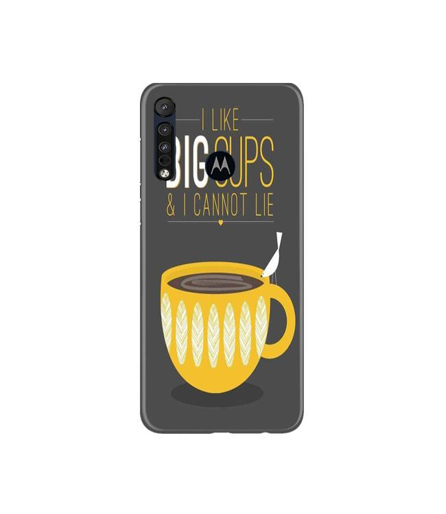 Big Cups Coffee Mobile Back Case for Moto G8 Plus (Design - 352)