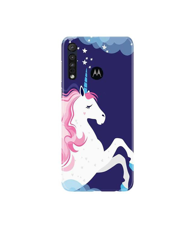 Unicorn Mobile Back Case for Moto G8 Plus (Design - 365)