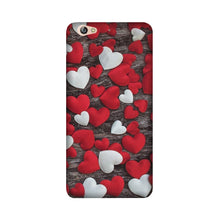 Red White Hearts Mobile Back Case for Gionee S6  (Design - 105)