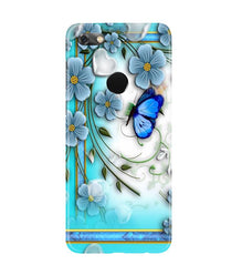 Blue Butterfly Mobile Back Case for Gionee M7 / M7 Power (Design - 21)