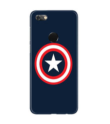 Captain America Mobile Back Case for Gionee M7 / M7 Power (Design - 42)