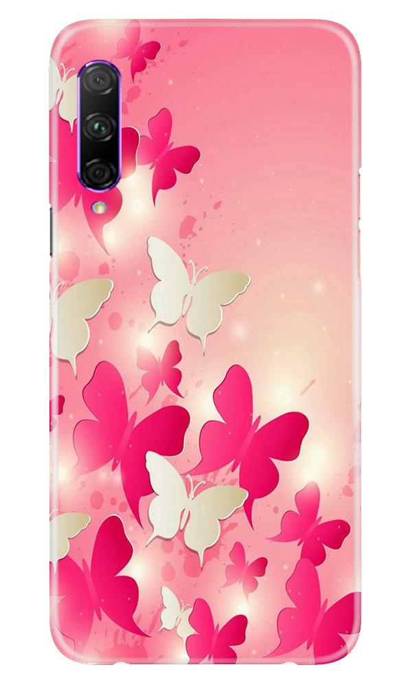 White Pick Butterflies Case for Huawei Y9s