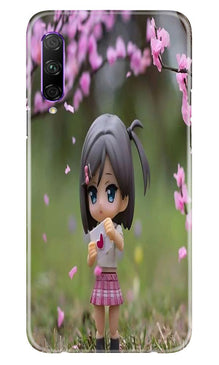 Cute Girl Mobile Back Case for Huawei Y9s (Design - 92)