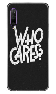 Who Cares Mobile Back Case for Huawei Y9s (Design - 94)