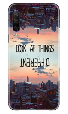 Look at things different Mobile Back Case for Huawei Y9s (Design - 99)