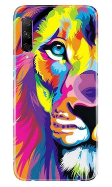 Colorful Lion Mobile Back Case for Huawei Y9s  (Design - 110)