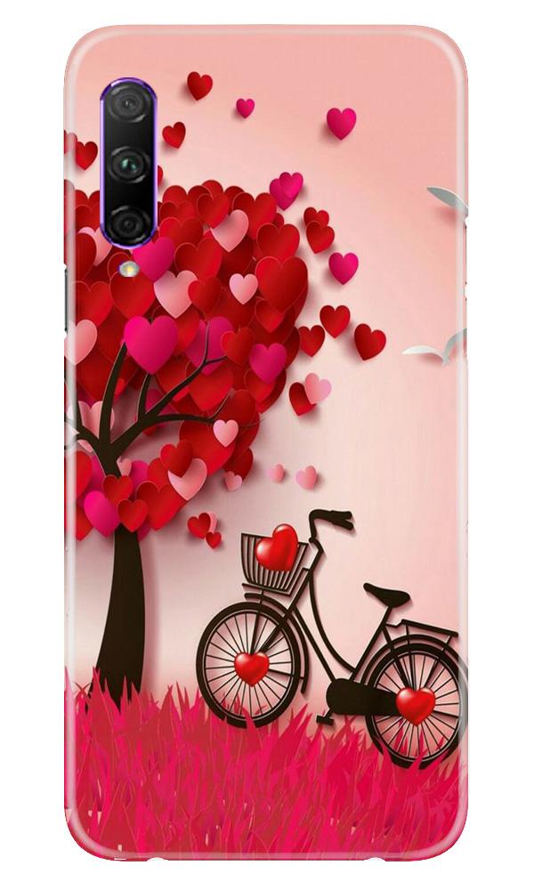 Red Heart Cycle Case for Huawei Y9s (Design No. 222)