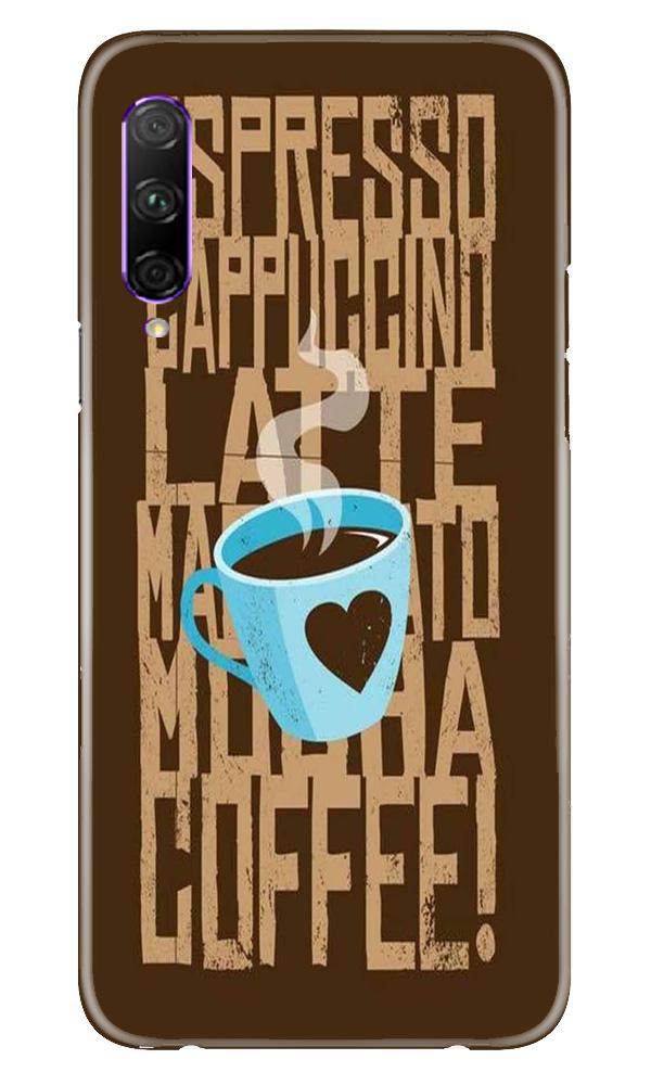 Love Coffee Mobile Back Case for Huawei Y9s (Design - 351)