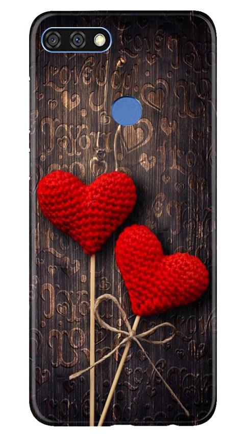 Red Hearts Case for Huawei 7C