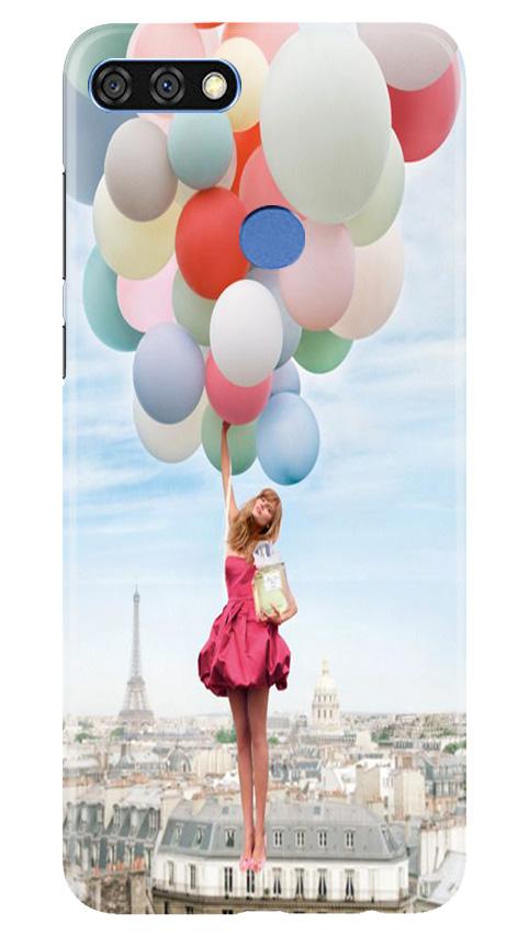 Girl with Baloon Case for Huawei 7C