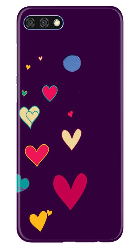 Purple Background Case for Huawei 7C  (Design - 107)