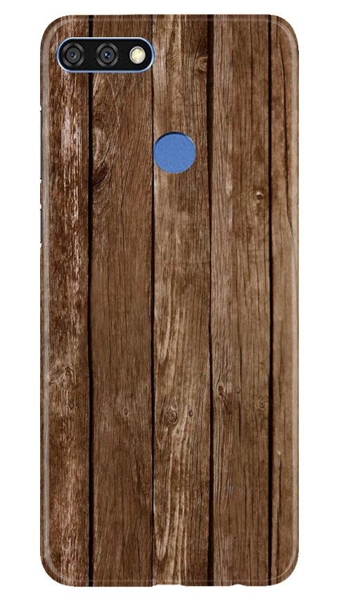 Wooden Look Case for Huawei 7C  (Design - 112)