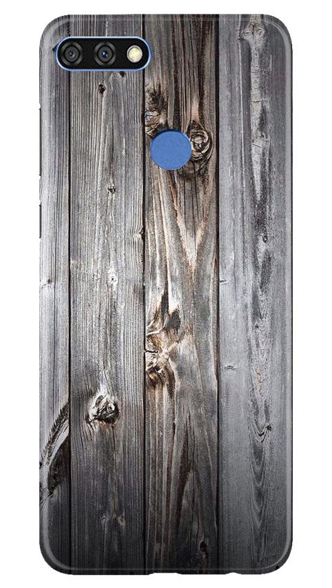 Wooden Look Case for Huawei 7C  (Design - 114)