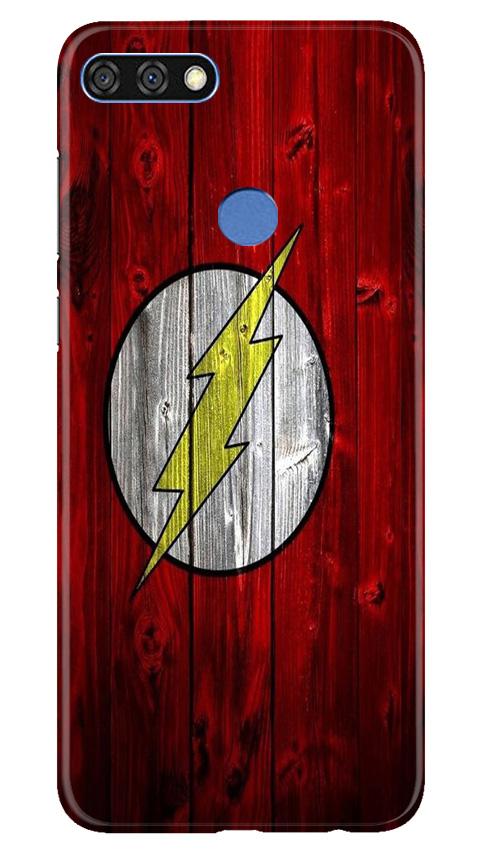 Flash Superhero Case for Huawei 7C  (Design - 116)