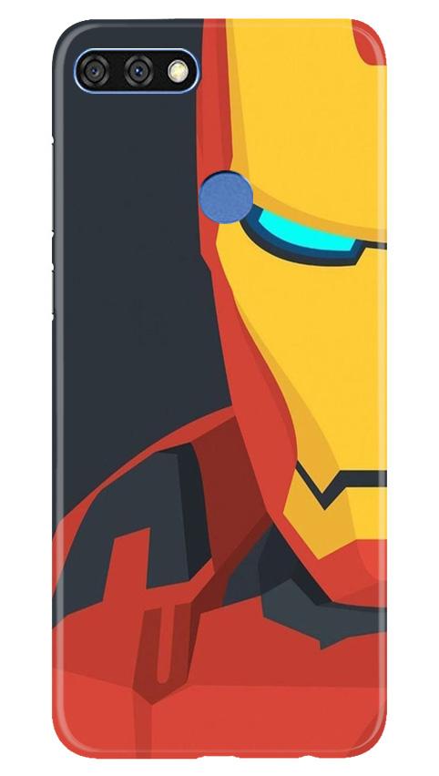 Iron Man Superhero Case for Huawei 7C  (Design - 120)