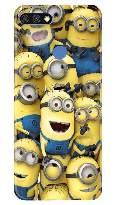 Minions Case for Huawei 7C  (Design - 127)
